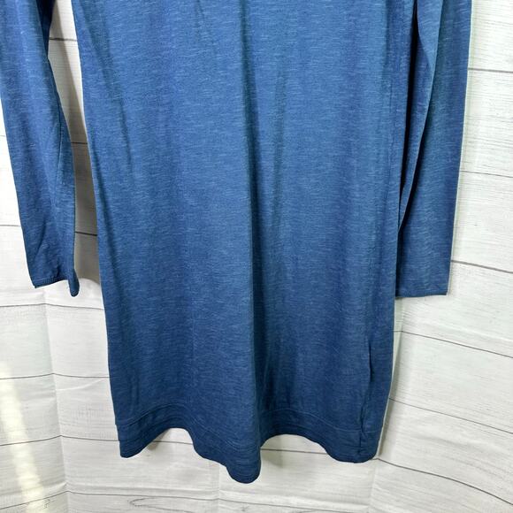 Horny Toad Womens size Medium Oolong Dress Blue Long Sleeve Hiking Outdoor - Picture 4 of 9